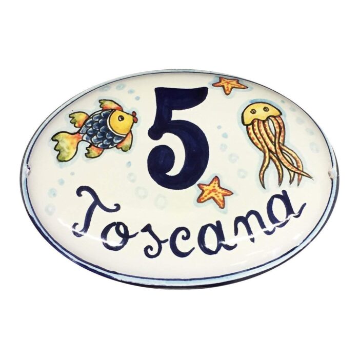 Number tile oval - Image 3