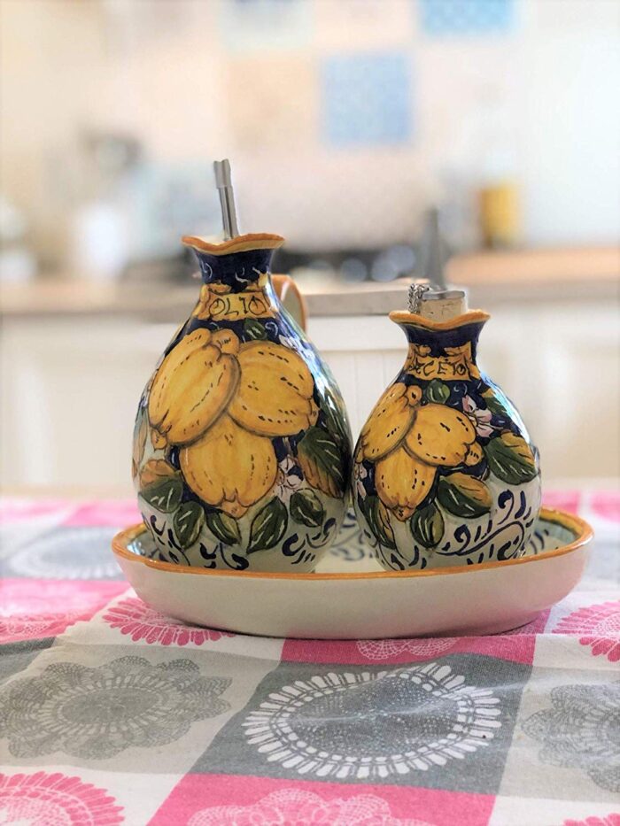 Cruet oil and vinegar three lemons - Image 5