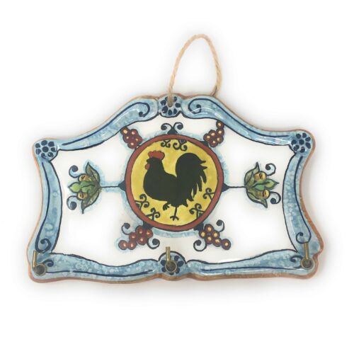 Keyring rooster tuscan