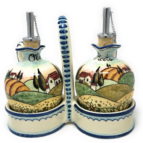 Cruet set oil and vinegar