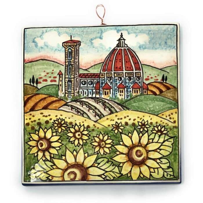 Tile Landscape sunflowers