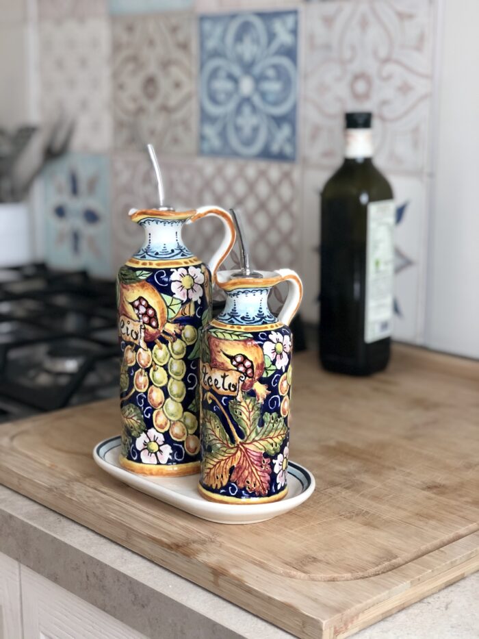 Cruet set oil and vinegar grape - Image 5