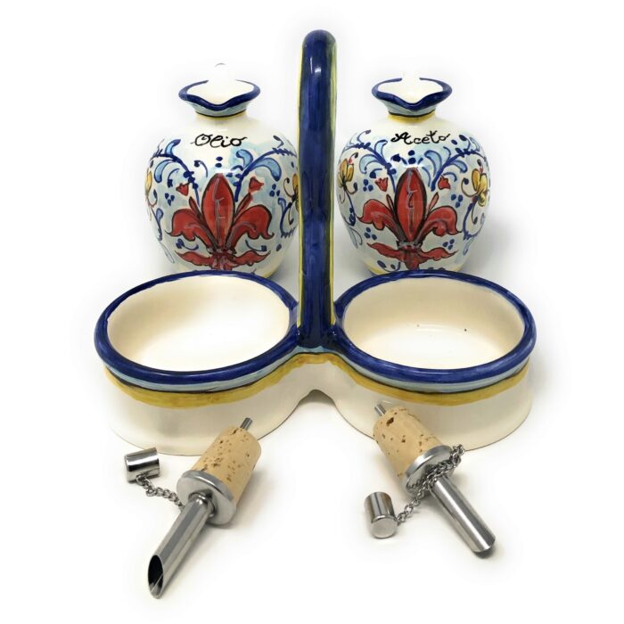 Cruet set oil and vinegar lily - Image 2