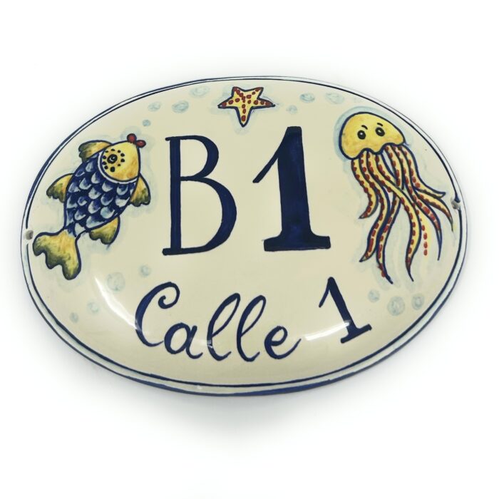 Number tile oval - Image 2
