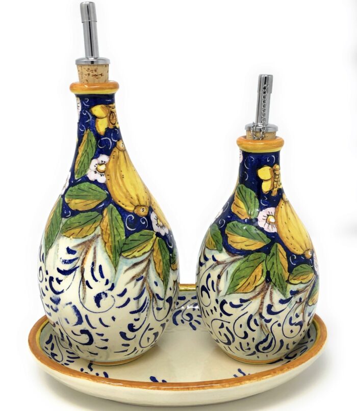 Cruet oil and vinegar three lemons - Image 2