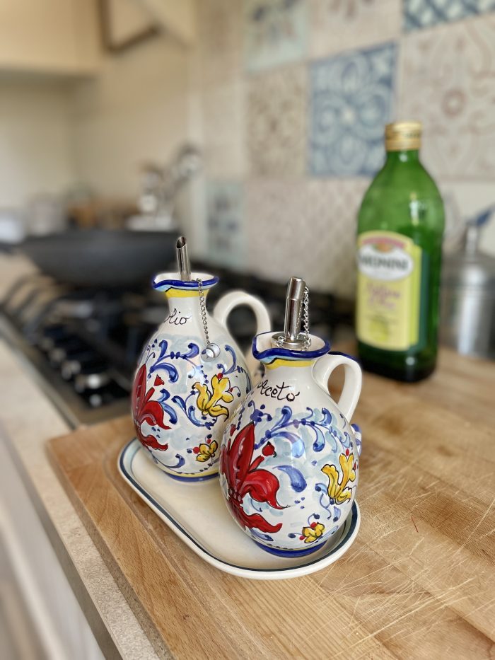 Cruet set oil and vinegar lily - Image 4