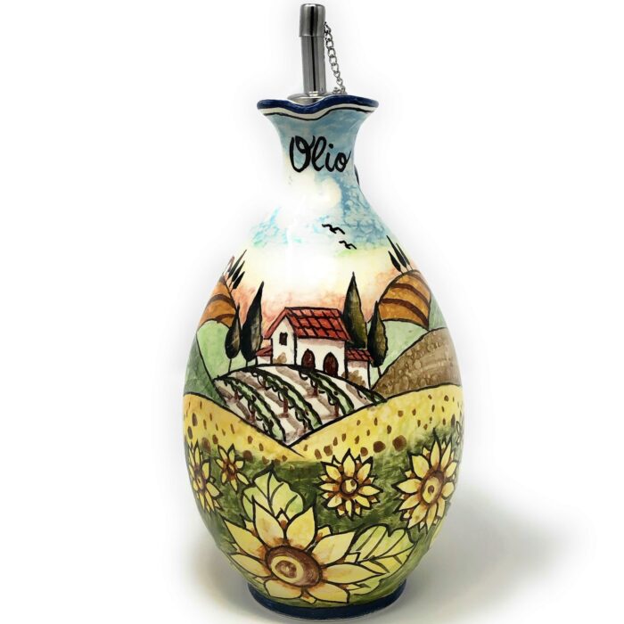 Cruet oil landscape sunflowers - Image 2