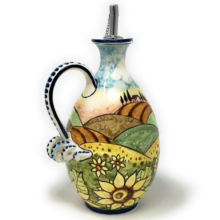 Cruet oil landscape sunflowers - Image 3