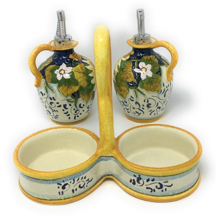 Cruet set oil and vinegar sunflower - Image 2