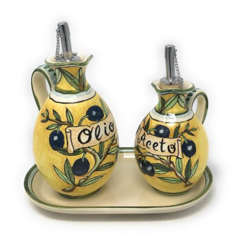 Cruet set oil and vinegar