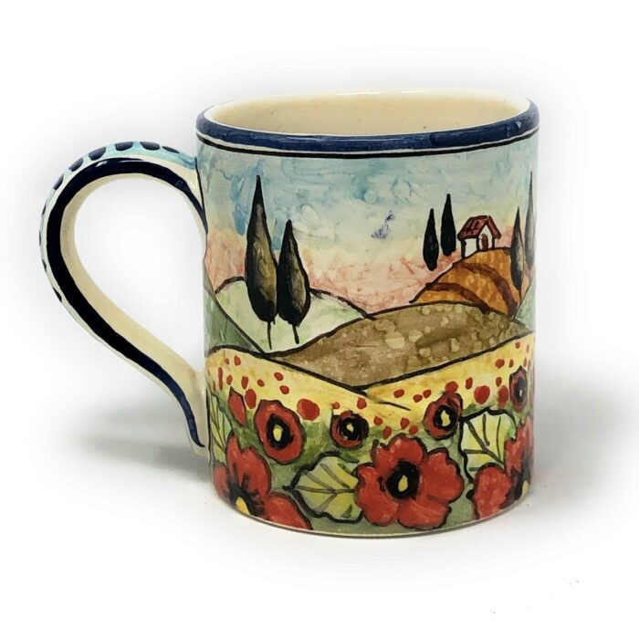 Mug Landscape poppies - Image 2