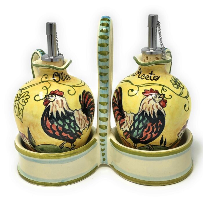 Cruet set oil and vinegar