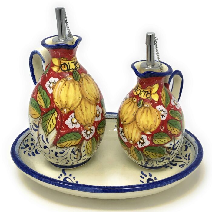 Cruet set oil and vinegar