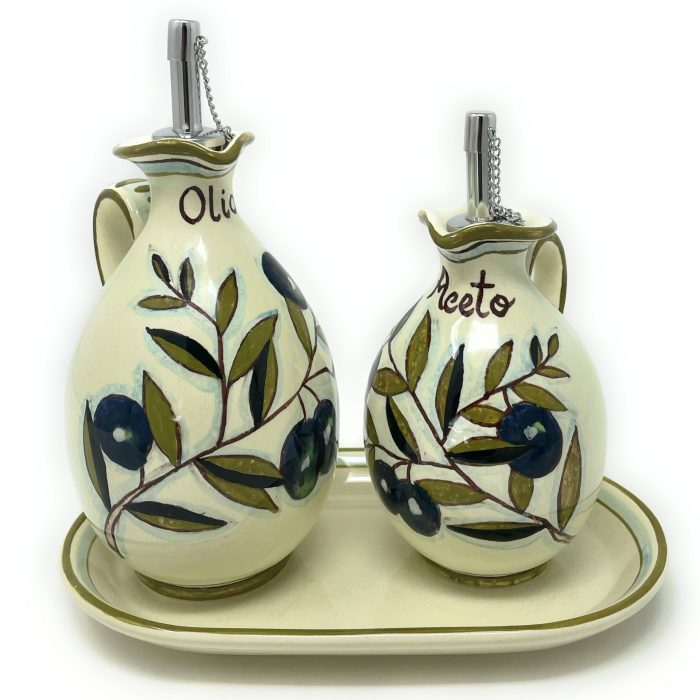 Cruet set oil and vinegar