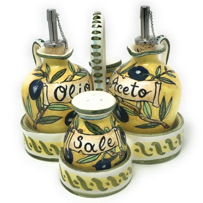 Cruet set oil and vinegar