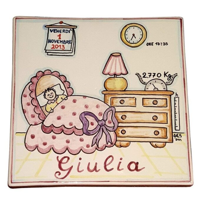 Tile Custom Birth Baby Male and Female - Image 2