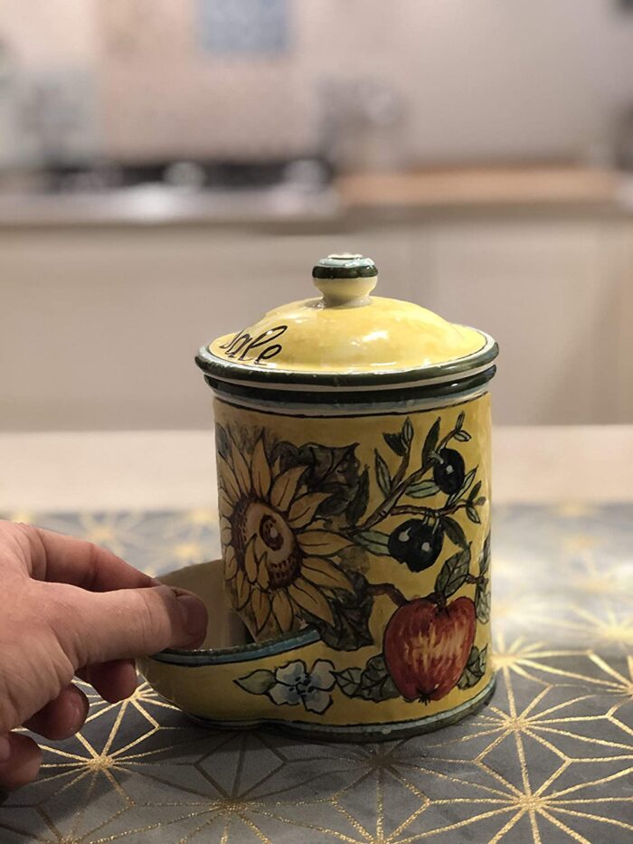 Jar salt Tuscan yellow - Image 5