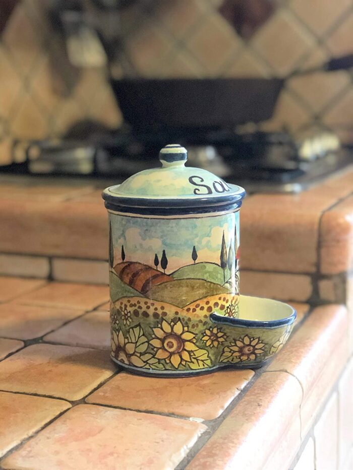 Jar salt Landscape sunflowers - Image 4