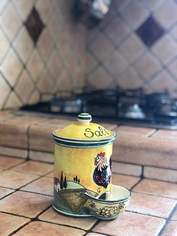 Jar salt Tuscan rooster - Image 4