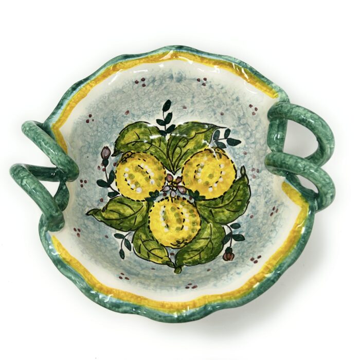 Bowl Lemons white background