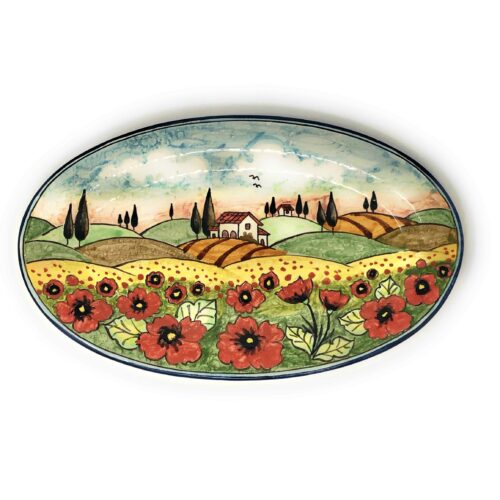 Tray Landscape Poppies