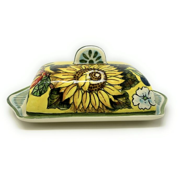Butter dish tuscan yellow
