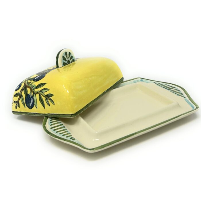 Butter dish tuscan yellow - Image 3