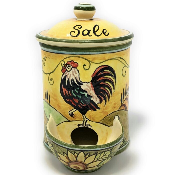 Jar salt Tuscan rooster - Image 2