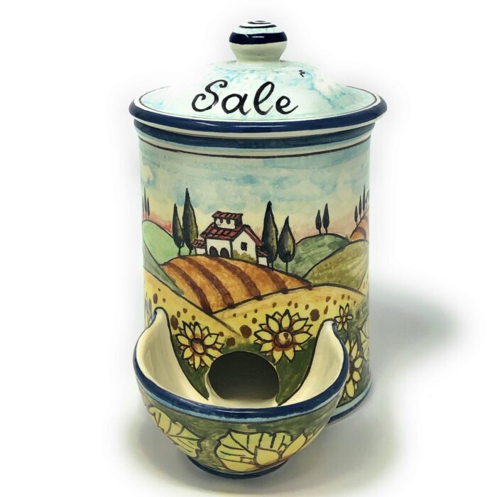 Jar salt Landscape sunflowers - Image 2