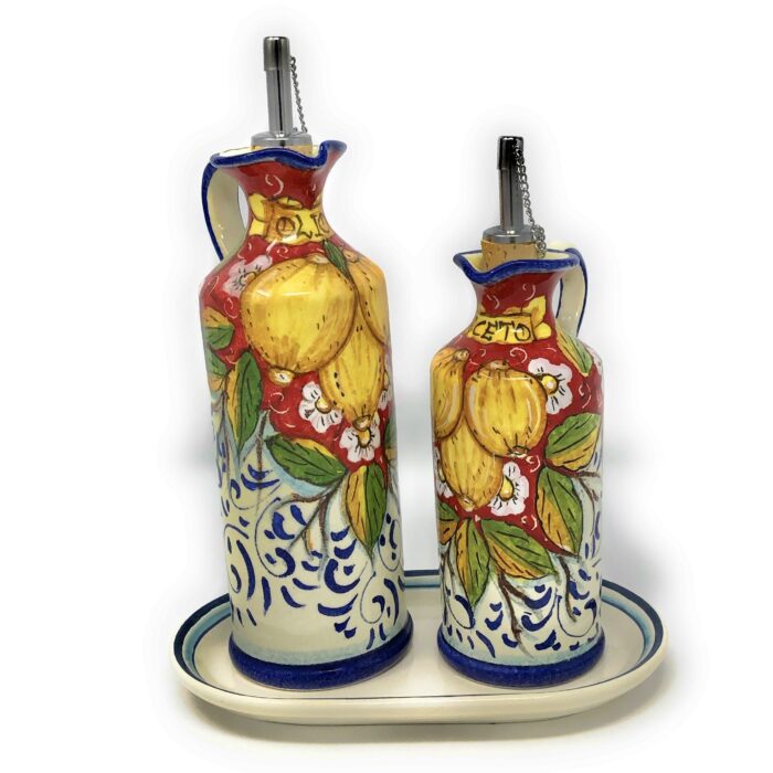 Cruet set oil and vinegar