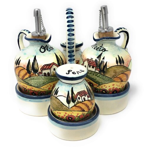 Cruet set oil and vinegar