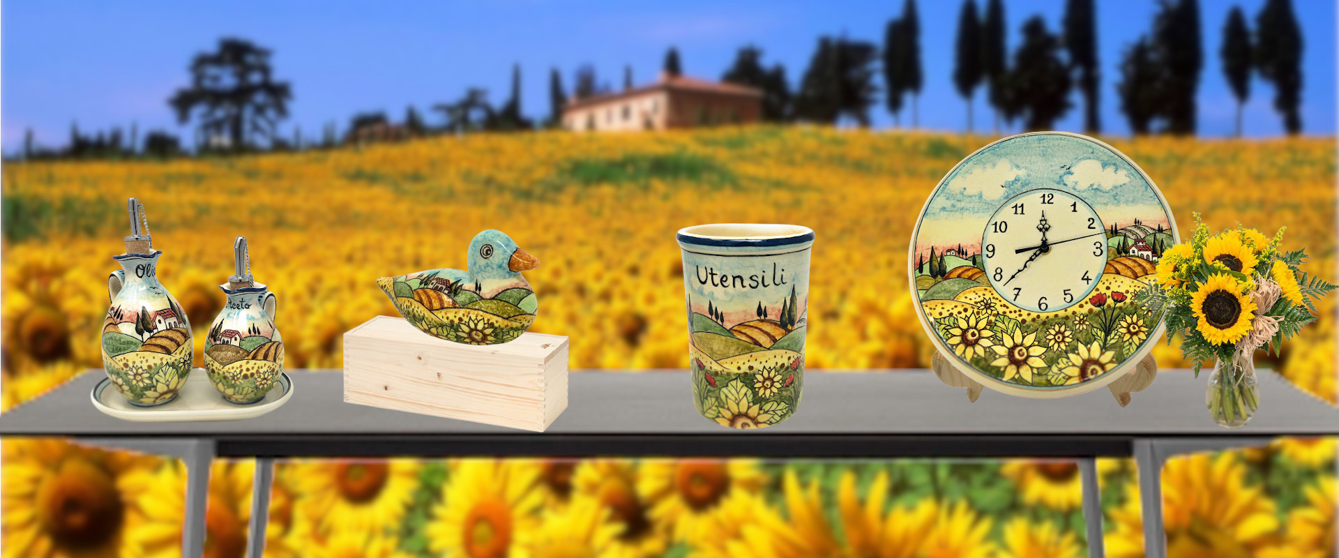 landscape sunflowers