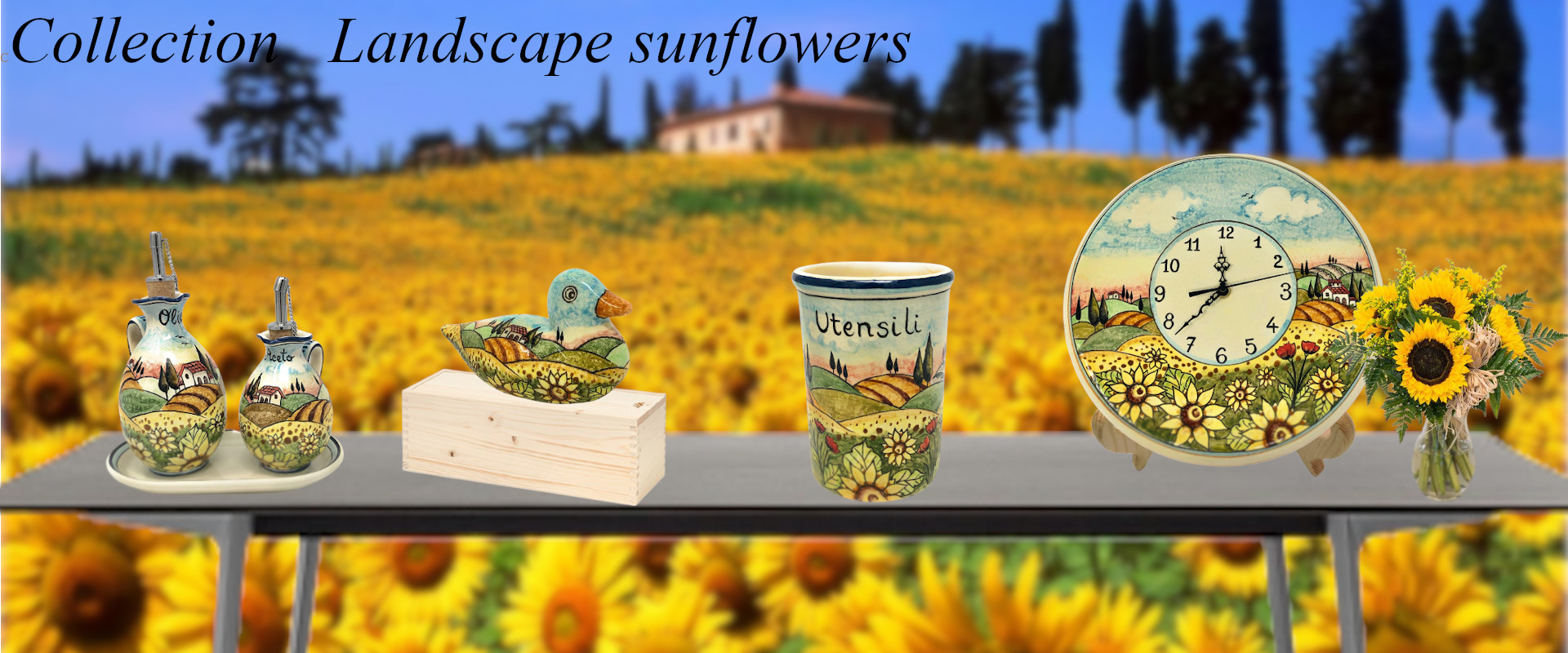 landscape sunflowers