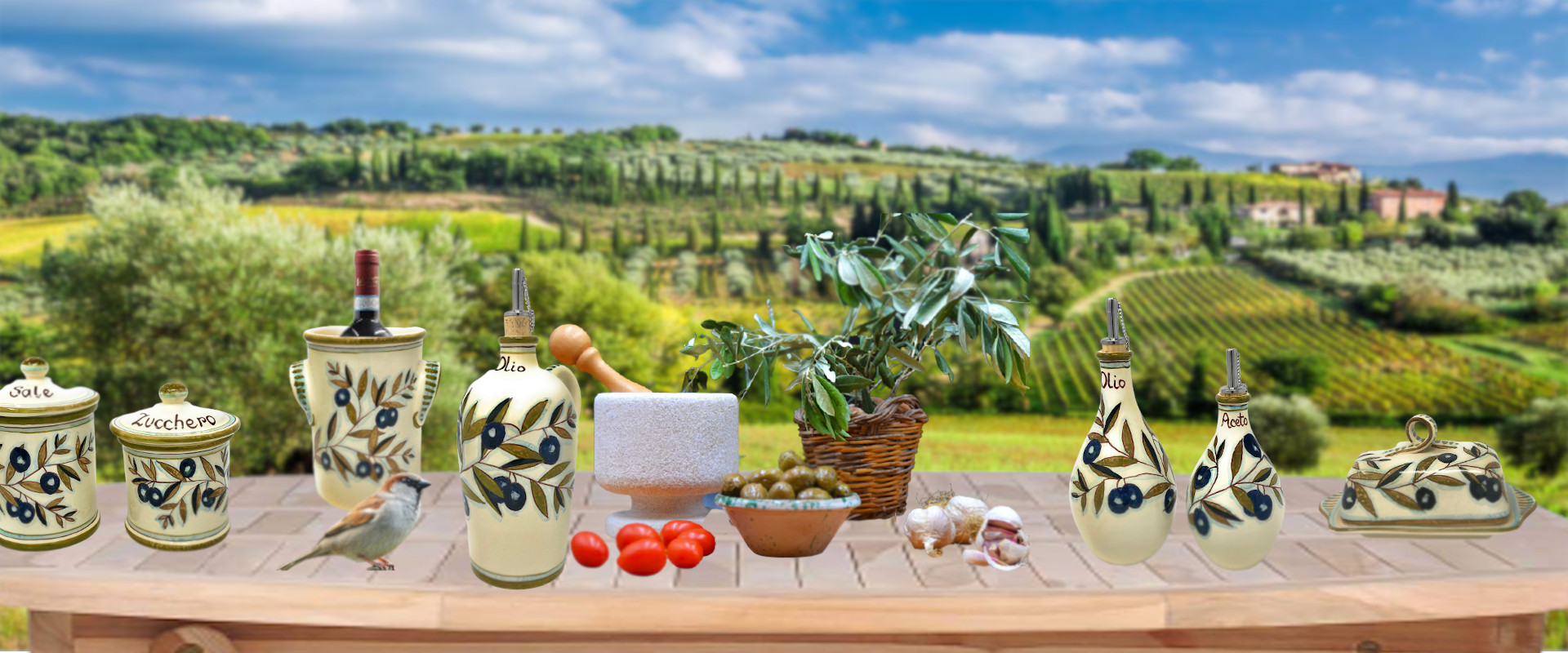 pattern country olives