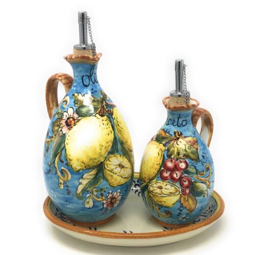 Cruet set oil and vinegar