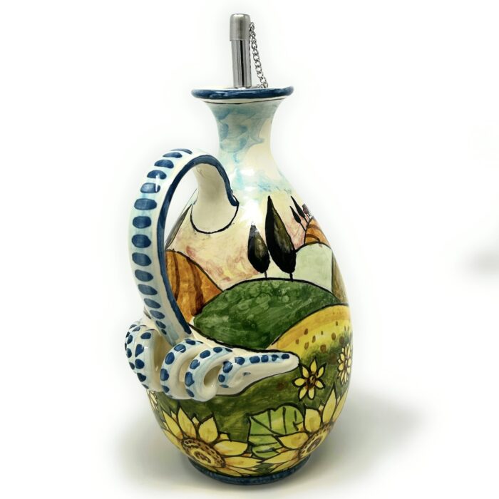 Cruet vinegar sunflowers landscape - Image 3