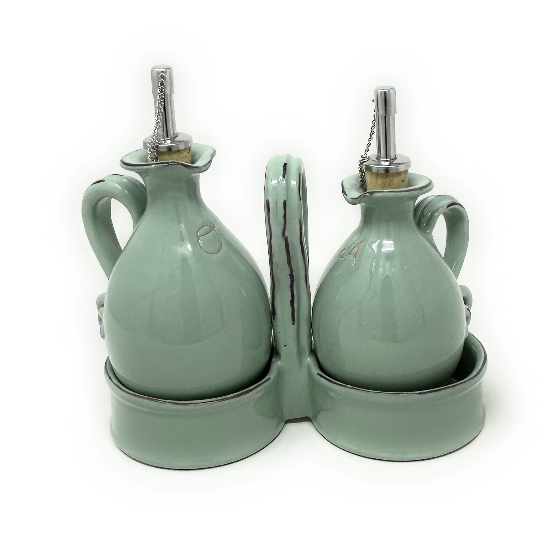 Cruet set oil and vinegar