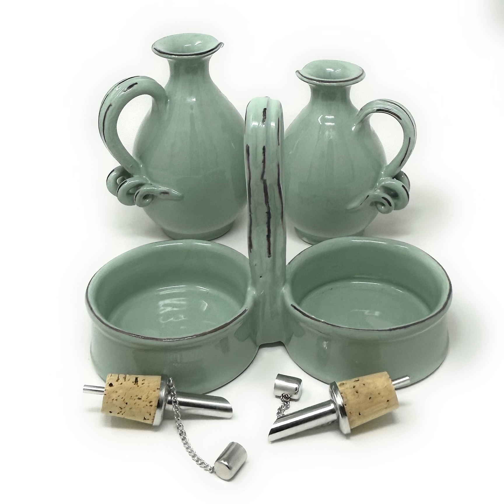 Cruet set oil and vinegar