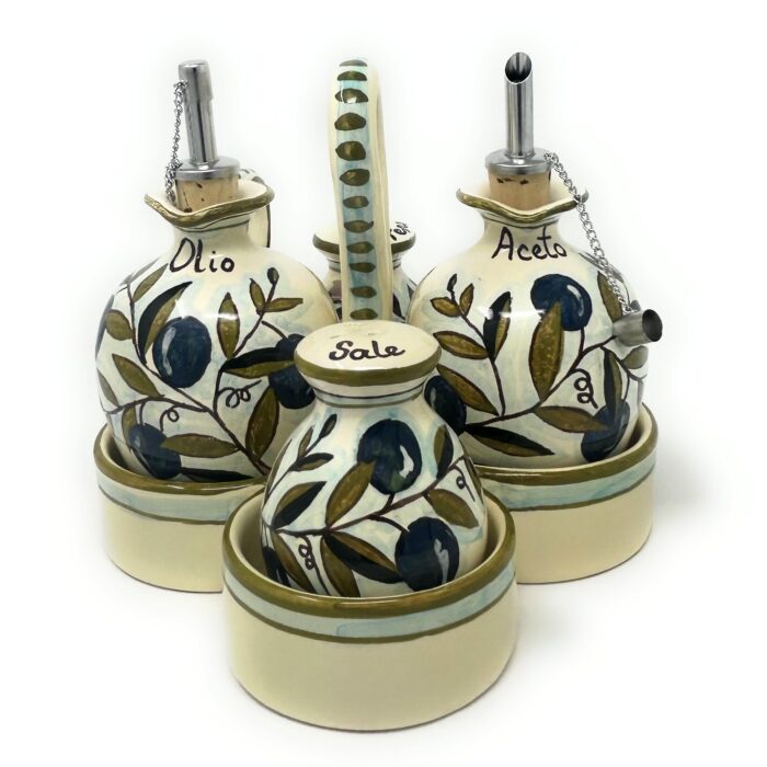Cruet set oil and vinegar